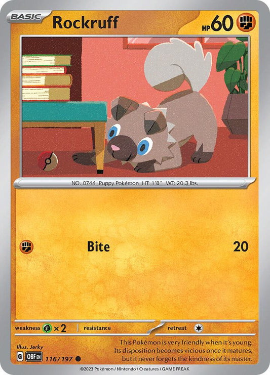 Rockruff [SV03: Obsidian Flames] 116/197