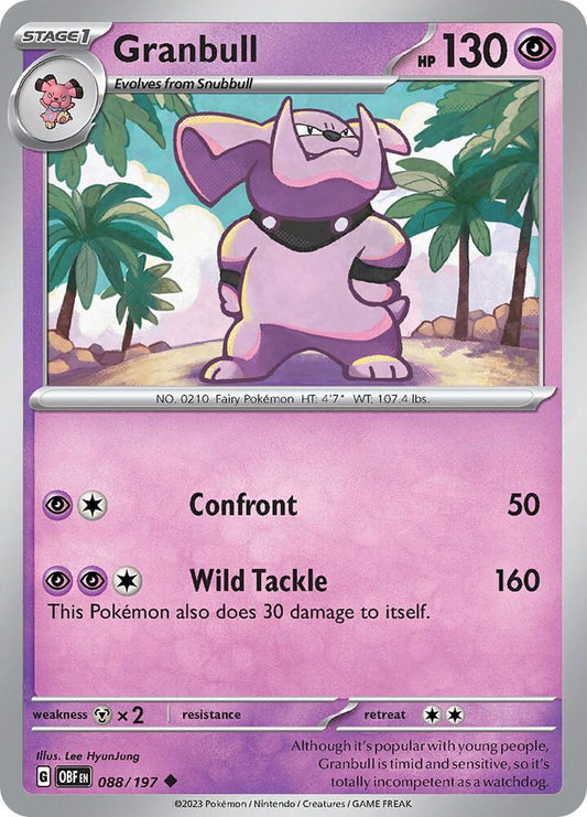 Granbull [SV03: Obsidian Flames] 088/197