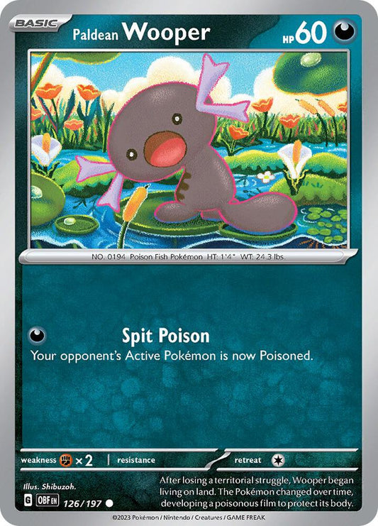 Paldean Wooper - 126/197 [SV03: Obsidian Flames] 126/197