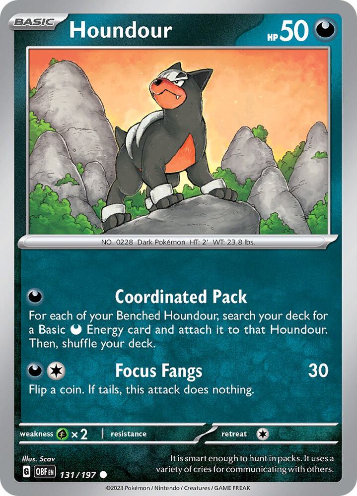 Houndour - 131/197 [SV03: Obsidian Flames] 131/197