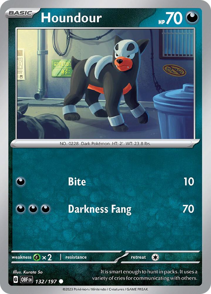 Houndour - 132/197 [SV03: Obsidian Flames] 132/197
