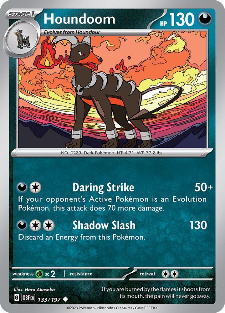 Houndoom [SV03: Obsidian Flames] 133/197