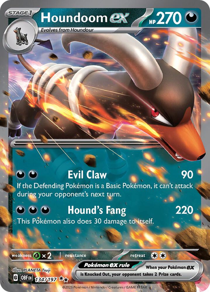 Houndoom ex [SV03: Obsidian Flames] 134/197
