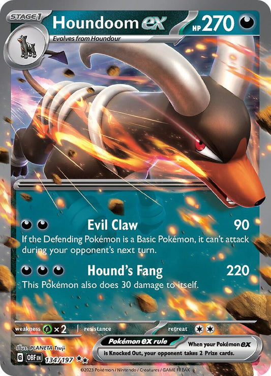 Houndoom ex [SV03: Obsidian Flames] 134/197