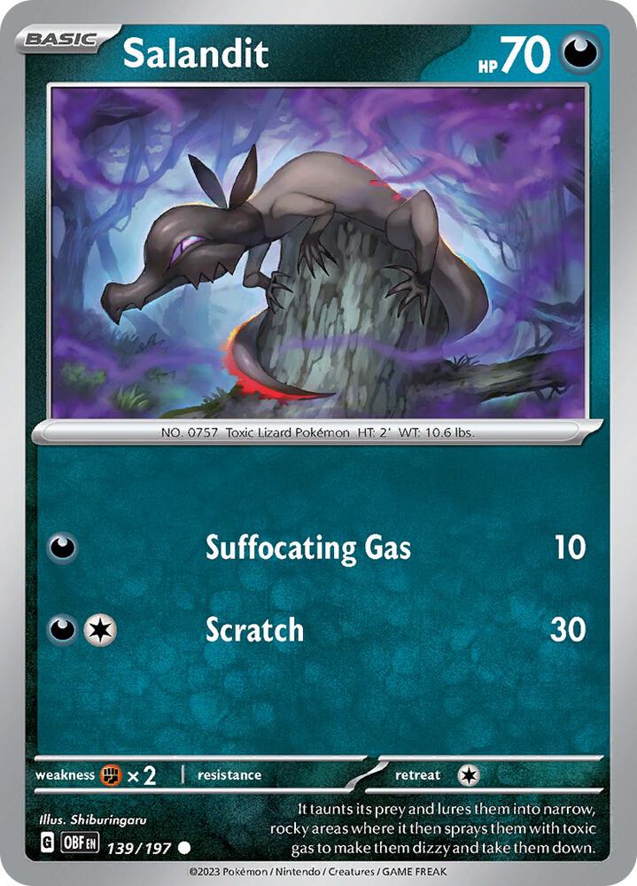 Salandit [SV03: Obsidian Flames] 139/197