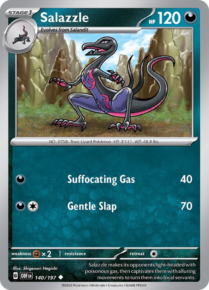 Salazzle [SV03: Obsidian Flames] 140/197