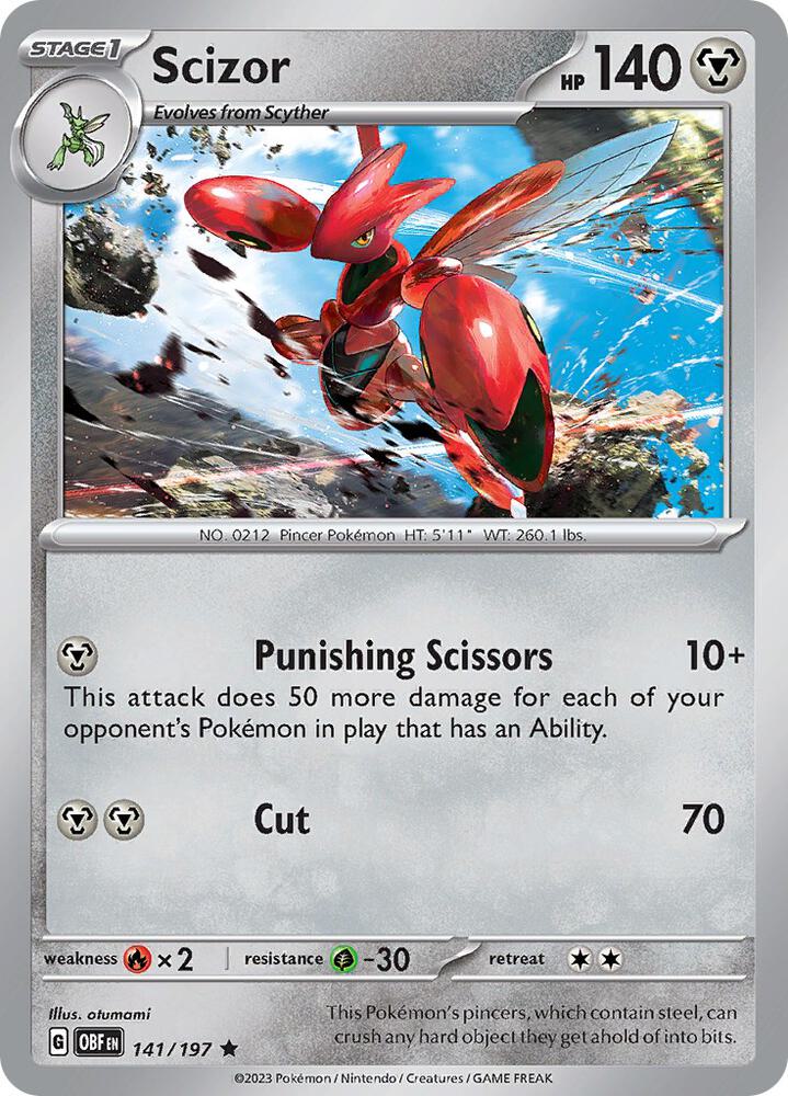 Scizor [SV03: Obsidian Flames] 141/197