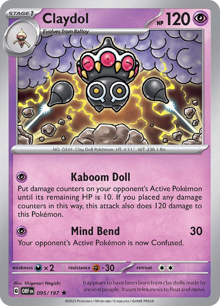 Claydol [SV03: Obsidian Flames] 095/197