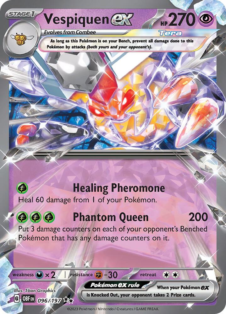 Vespiquen ex [SV03: Obsidian Flames] 096/197