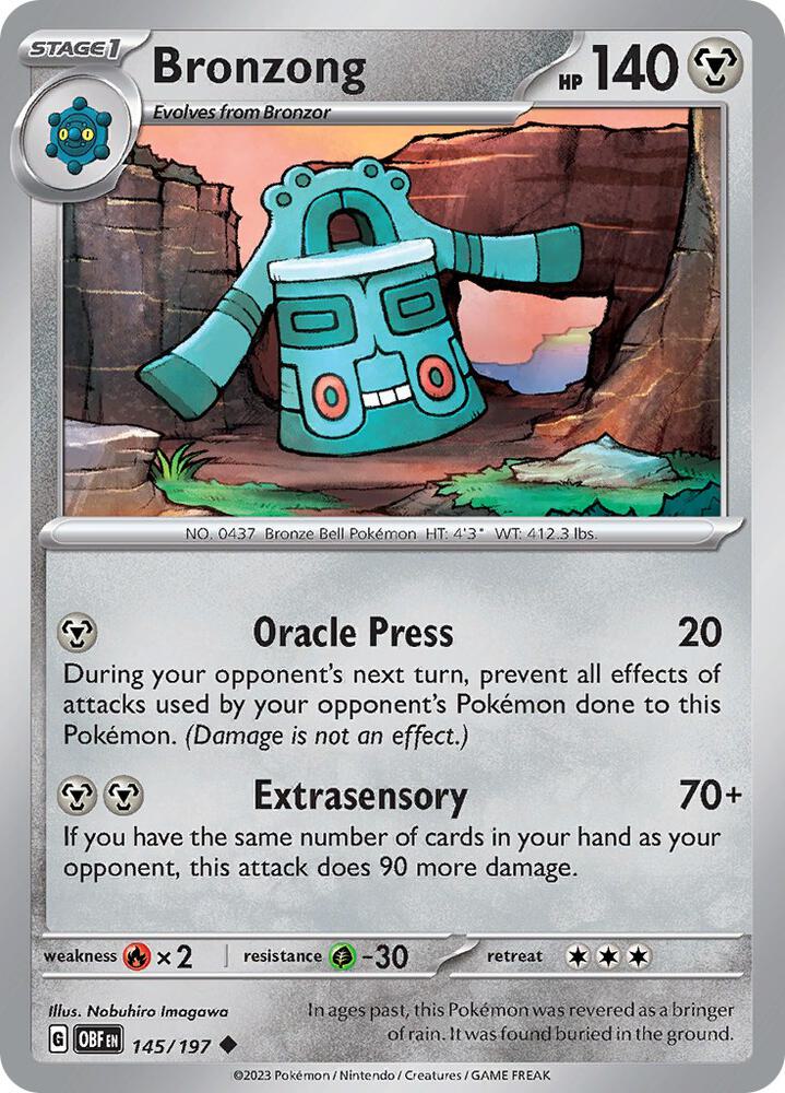 Bronzong [SV03: Obsidian Flames] 145/197