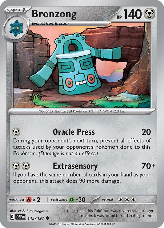 Bronzong [SV03: Obsidian Flames] 145/197
