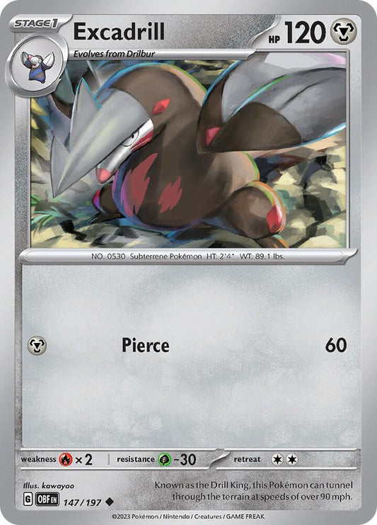 Excadrill [SV03: Obsidian Flames] 147/197