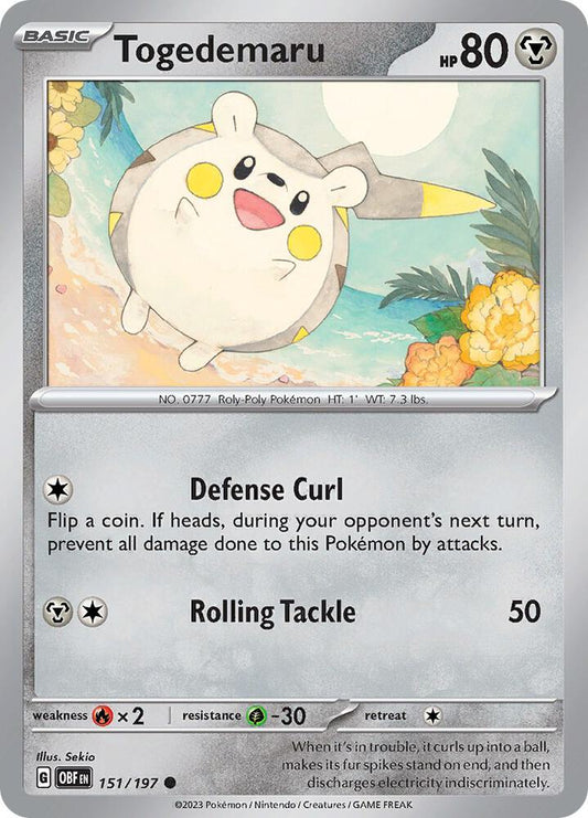 Togedemaru [SV03: Obsidian Flames] 151/197