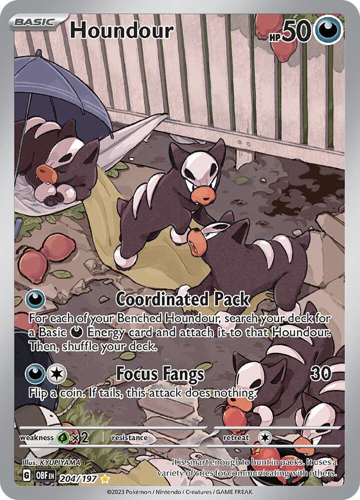 Houndour - 204/197 [SV03: Obsidian Flames] 204/197