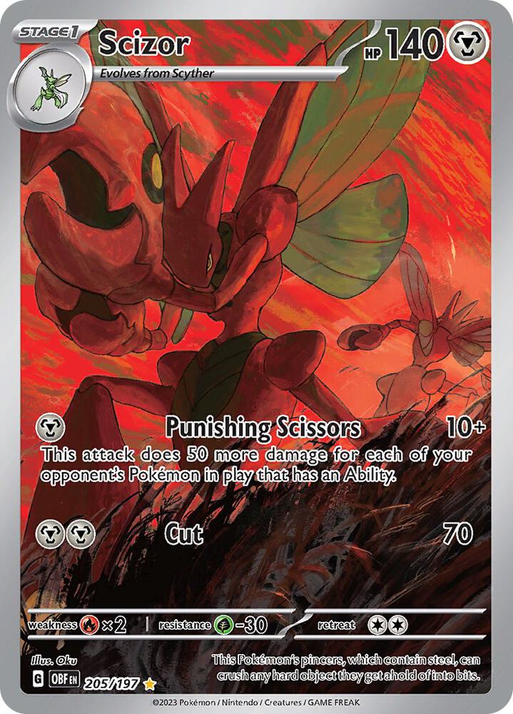 Scizor - 205/197 [SV03: Obsidian Flames] 205/197