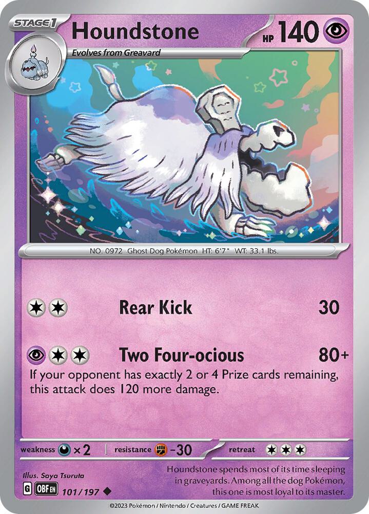 Houndstone [SV03: Obsidian Flames] 101/197