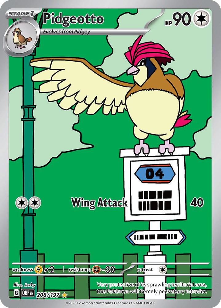 Pidgeotto - 208/197 [SV03: Obsidian Flames] 208/197