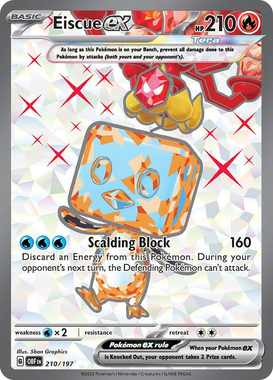 Eiscue ex - 210/197 [SV03: Obsidian Flames] 210/197