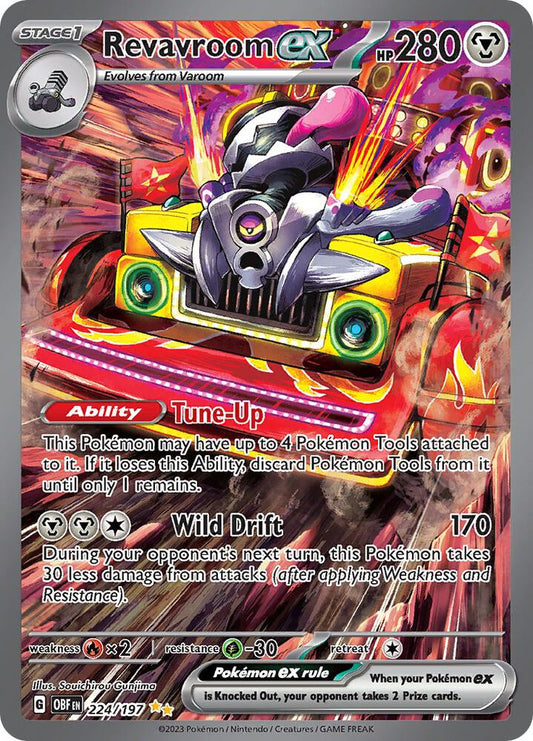 Revavroom ex - 224/197 [SV03: Obsidian Flames] 224/197