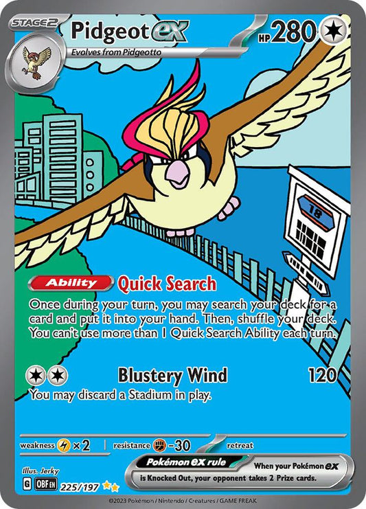 Pidgeot ex - 225/197 [SV03: Obsidian Flames] 225/197