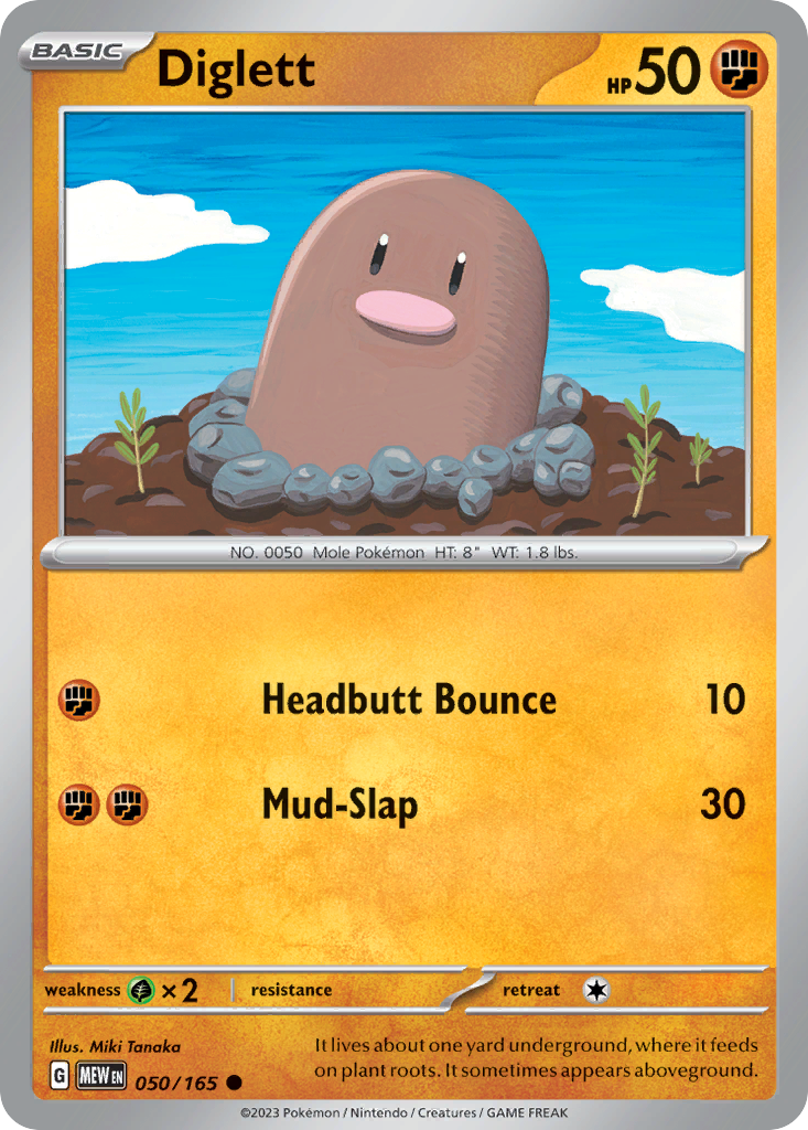 Diglett - 50/165 151