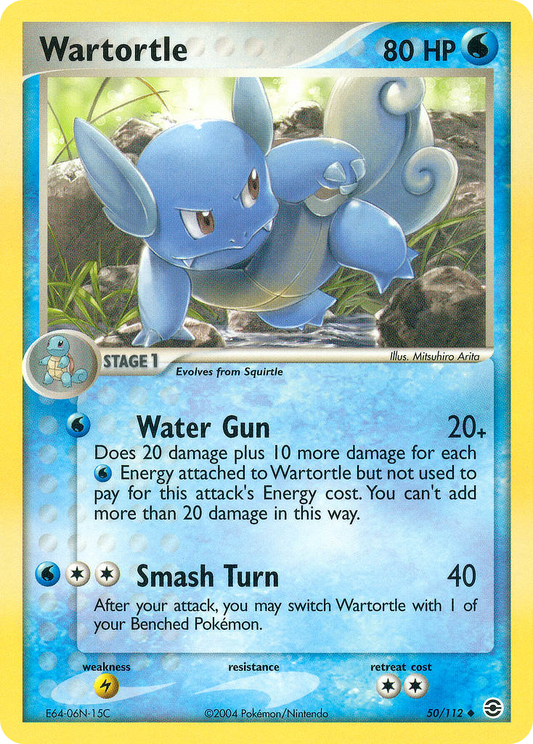 Wartortle - 50/112 FireRed & LeafGreen