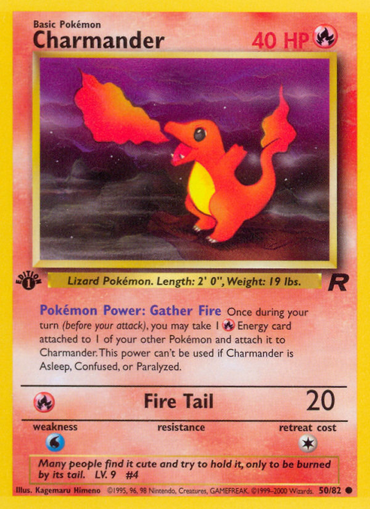 Charmander - 50/82 Team Rocket