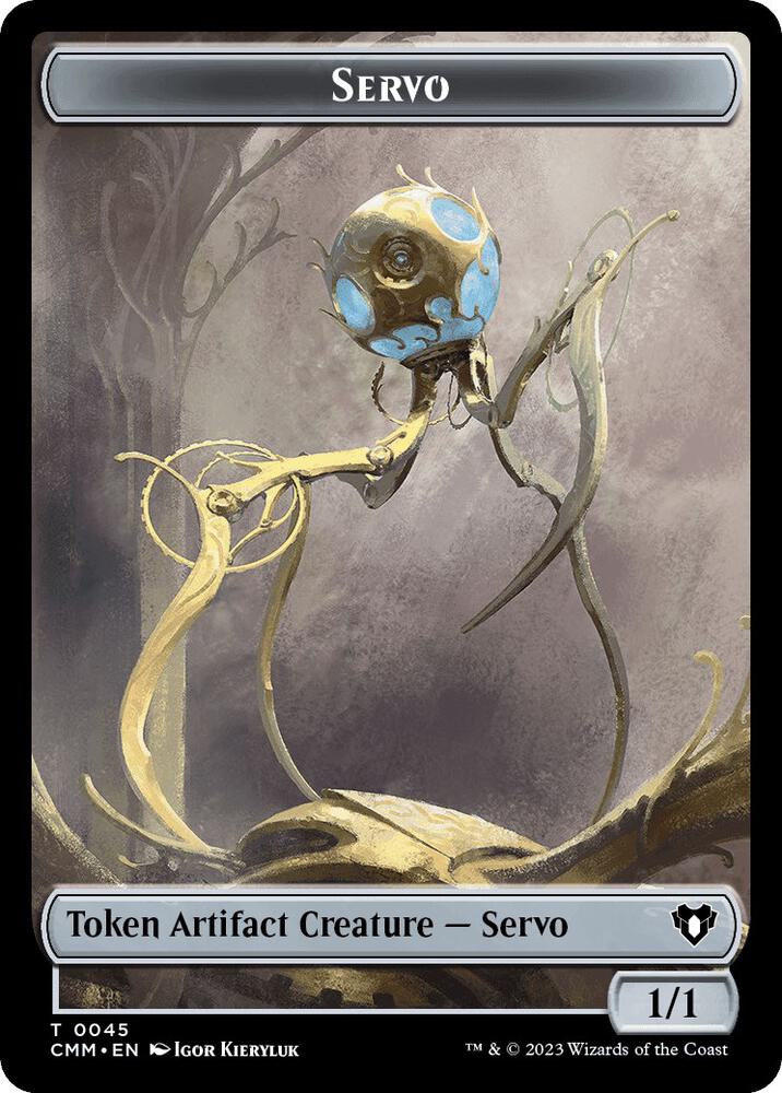 Servo // Thrull Double-Sided Token [Commander Masters] 45 // 18