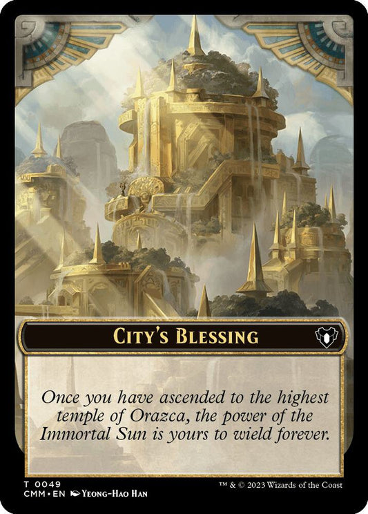 City's Blessing // Emblem - Daretti, Scrap Savant Double-Sided Token [Commander Masters] 49 // 51