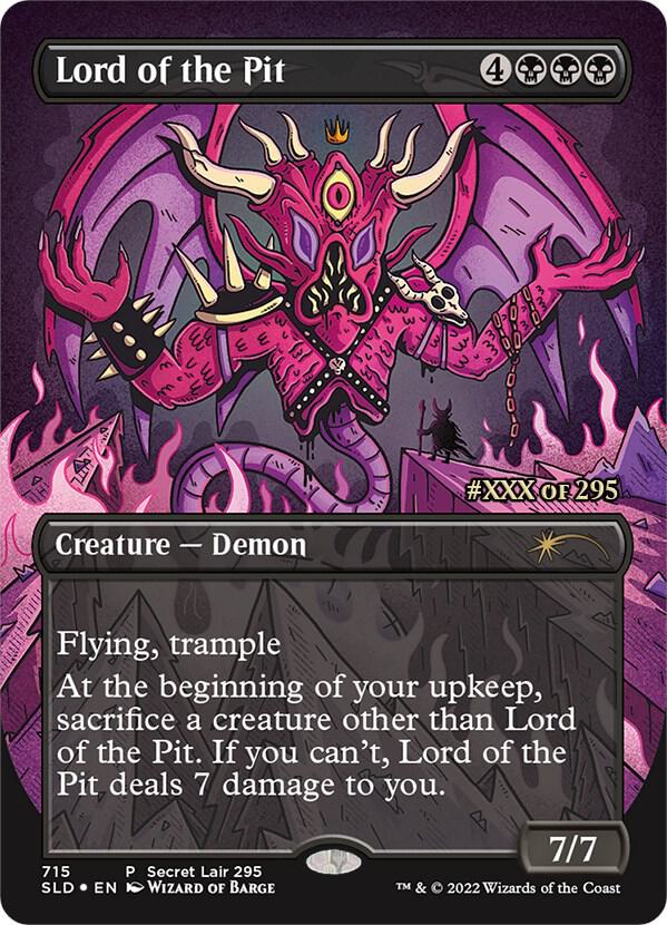 Lord of the Pit (Serial Numbered) [Secret Lair Drop Series] 715