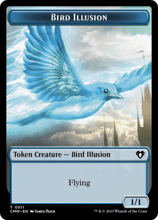 City's Blessing // Bird Illusion Double-Sided Token [Commander Masters] 49 // 11