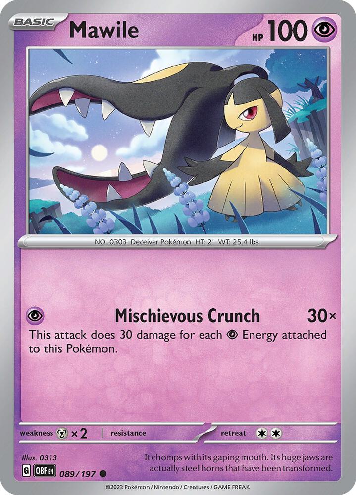 Mawile - 089/197 [SV03: Obsidian Flames] 089/197
