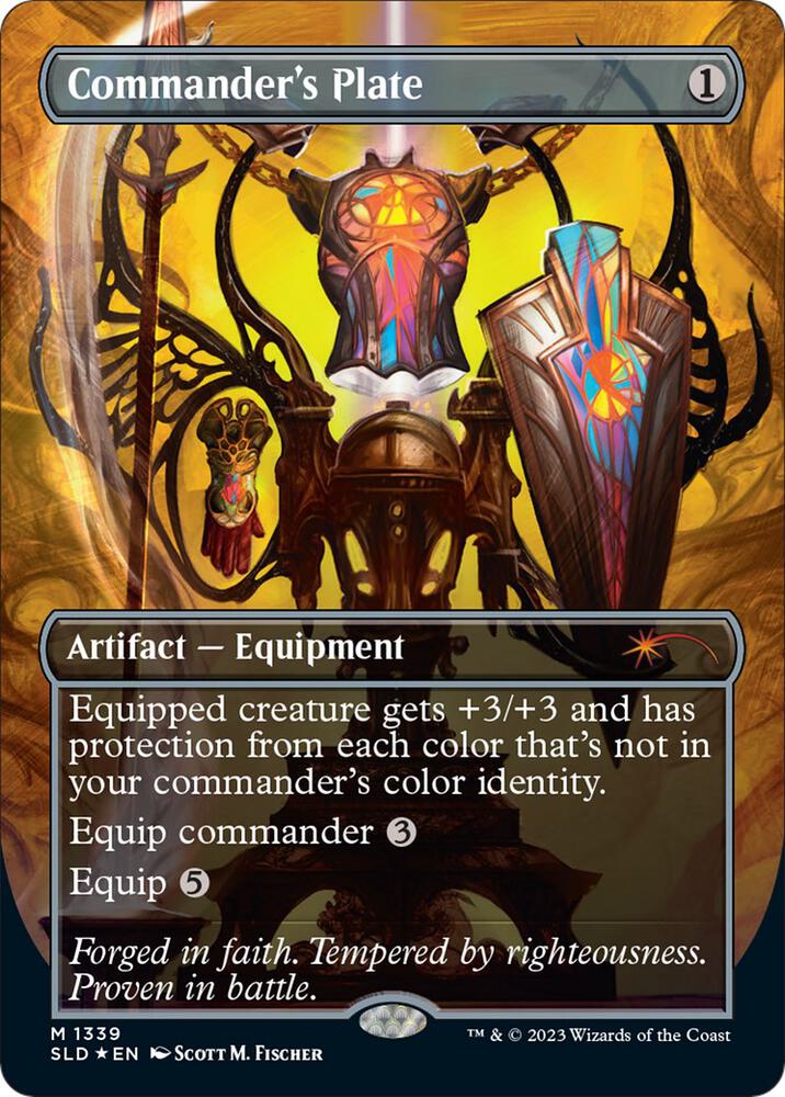 Commander's Plate (1339) [Secret Lair Drop Series] 1339