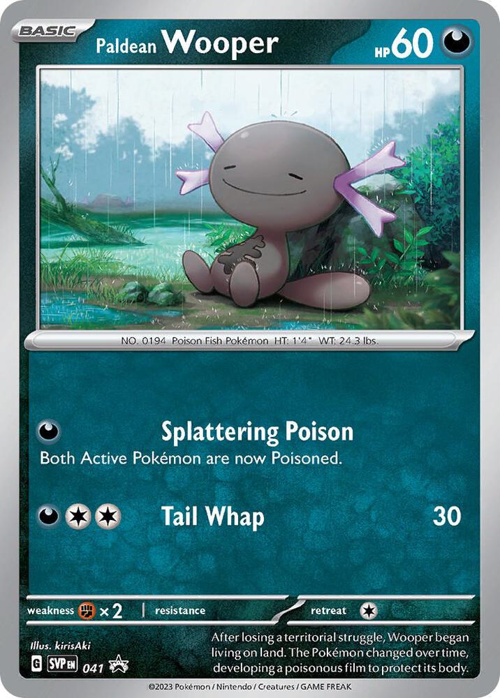 Paldean Wooper - 041 [SV: Scarlet & Violet Promo Cards] 041