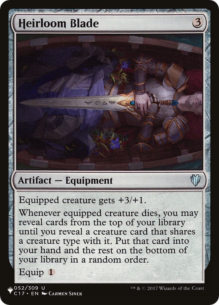 Heirloom Blade [The List Reprints] 52