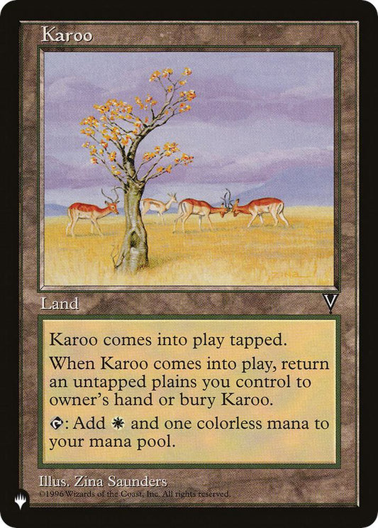 Karoo (VIS) [The List Reprints]