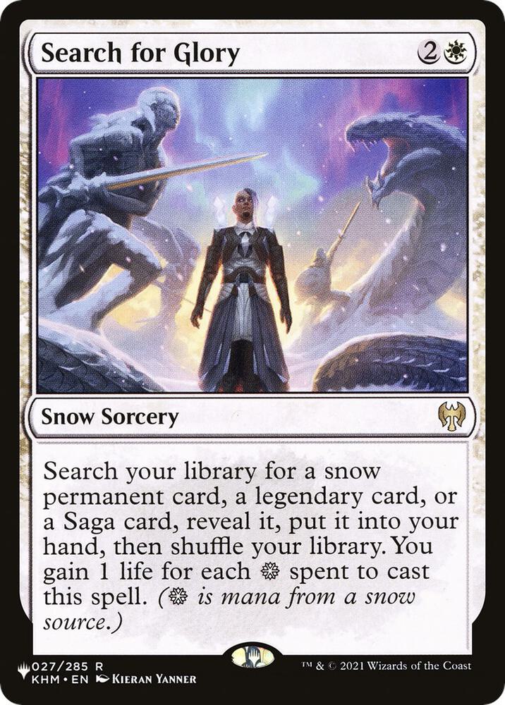 Search for Glory [The List Reprints] 27