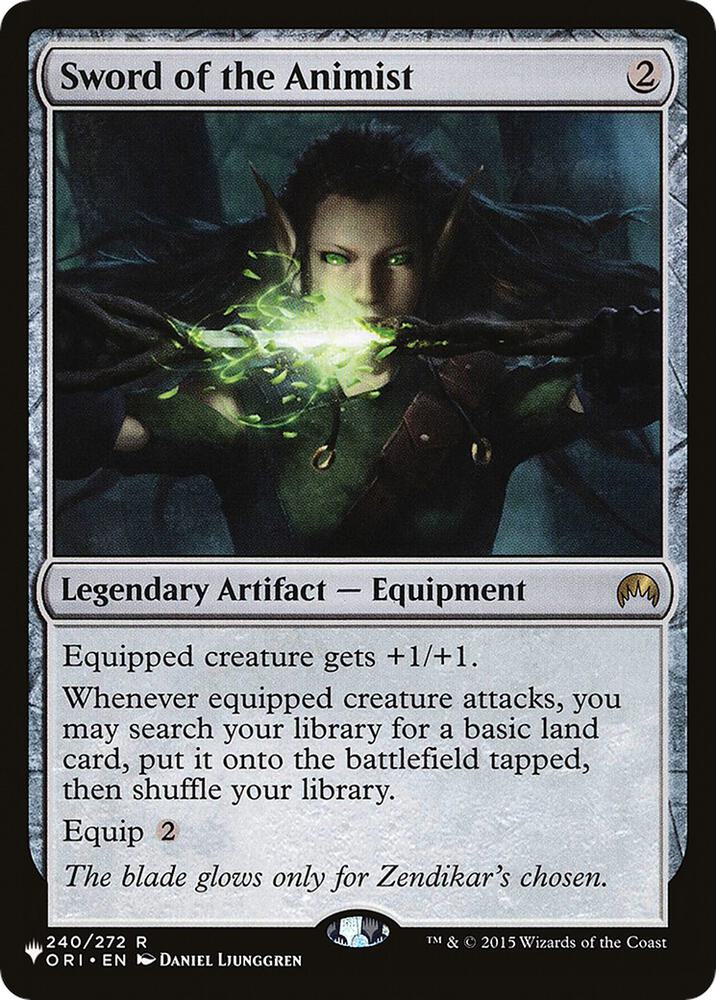 Sword of the Animist (ORI) [The List Reprints] 240