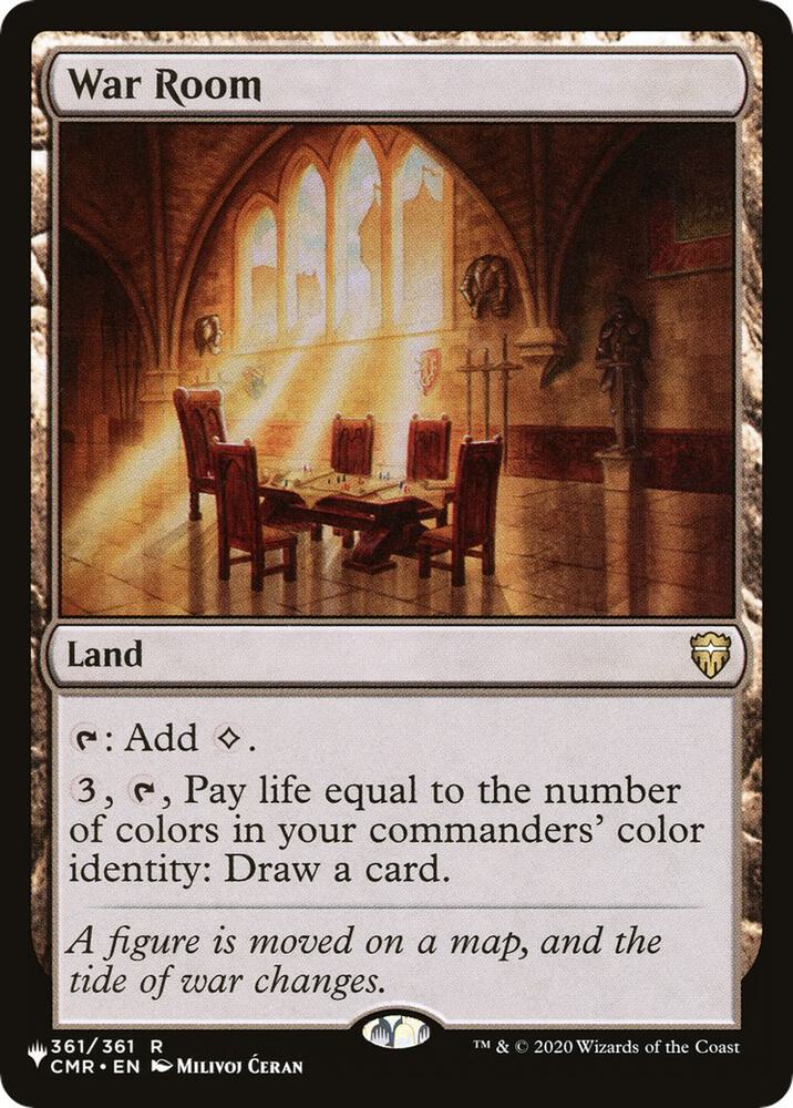 War Room (CMR) [The List Reprints] 361