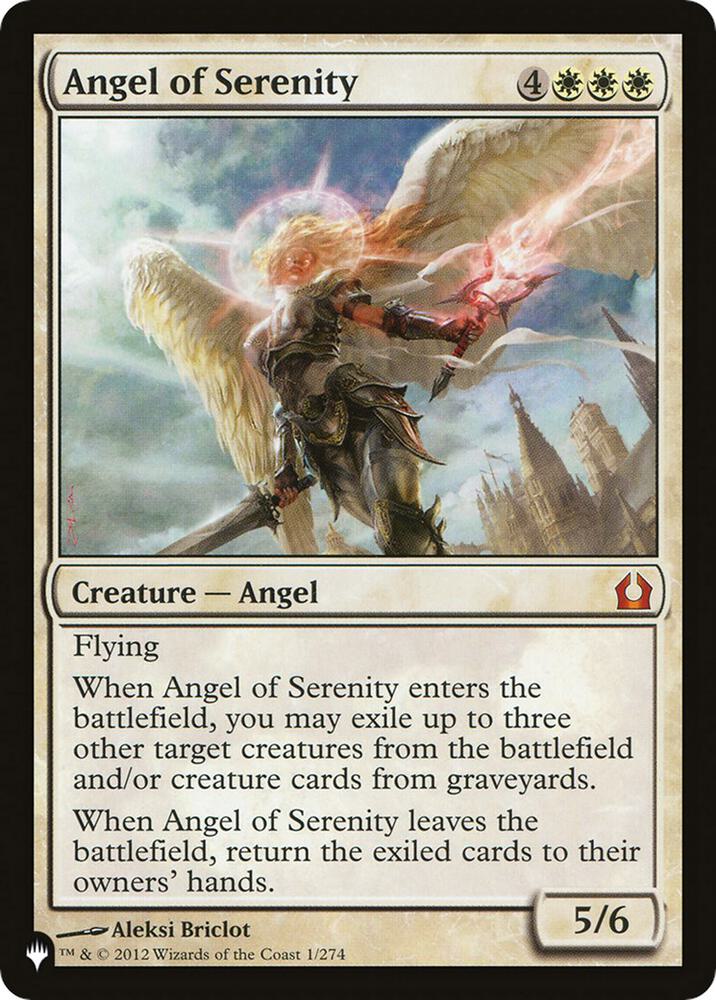 Angel of Serenity (RTR) [The List Reprints] 1
