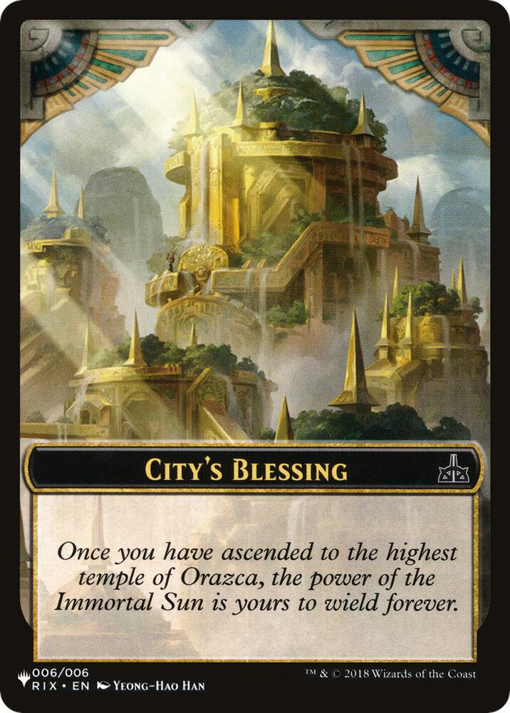 City's Blessing // The Monarch Double-sided Token [The List Reprints] 6 // 14