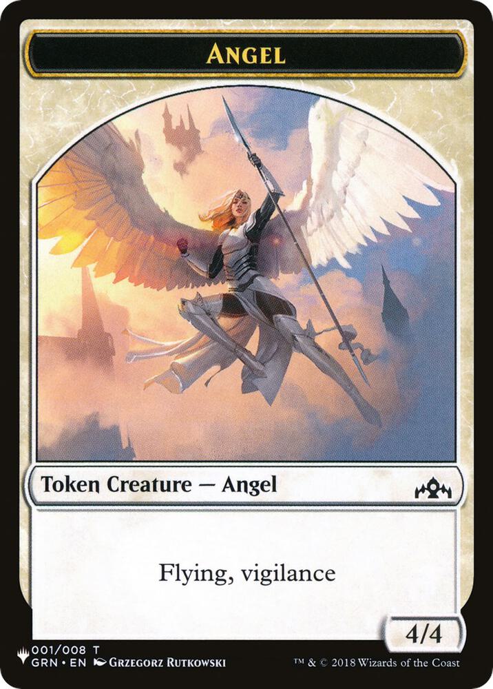 Angel // Warrior Double-Sided Token [The List Reprints] 1 // 17
