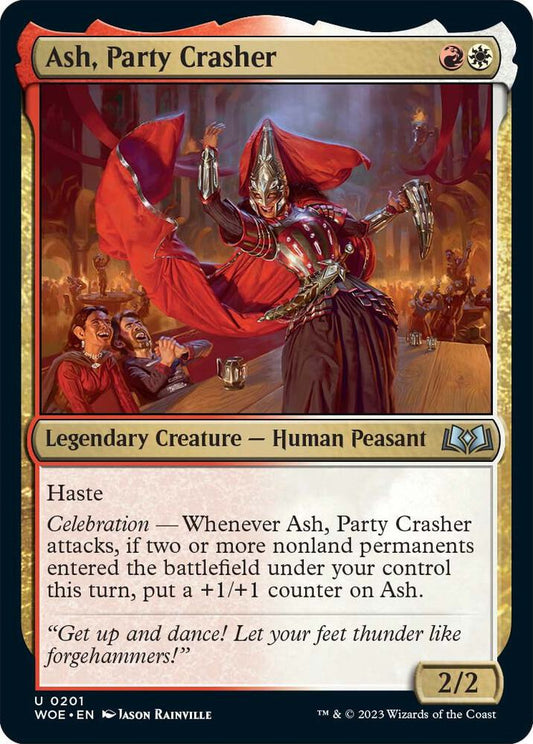 Ash, Party Crasher [Wilds of Eldraine] 201