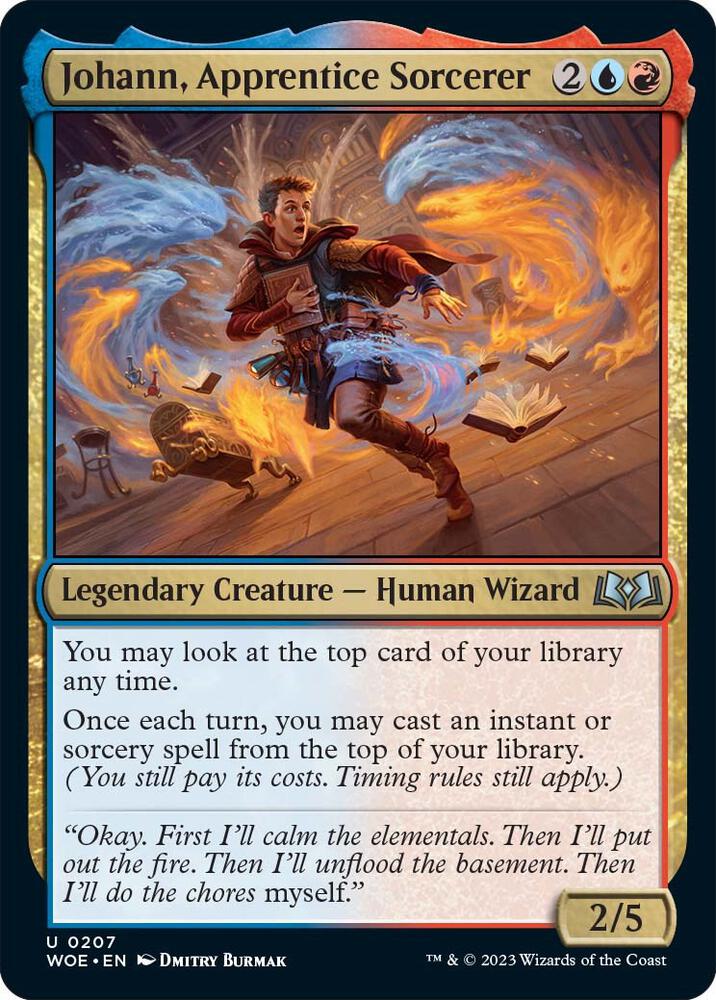 Johann, Apprentice Sorcerer [Wilds of Eldraine] 207