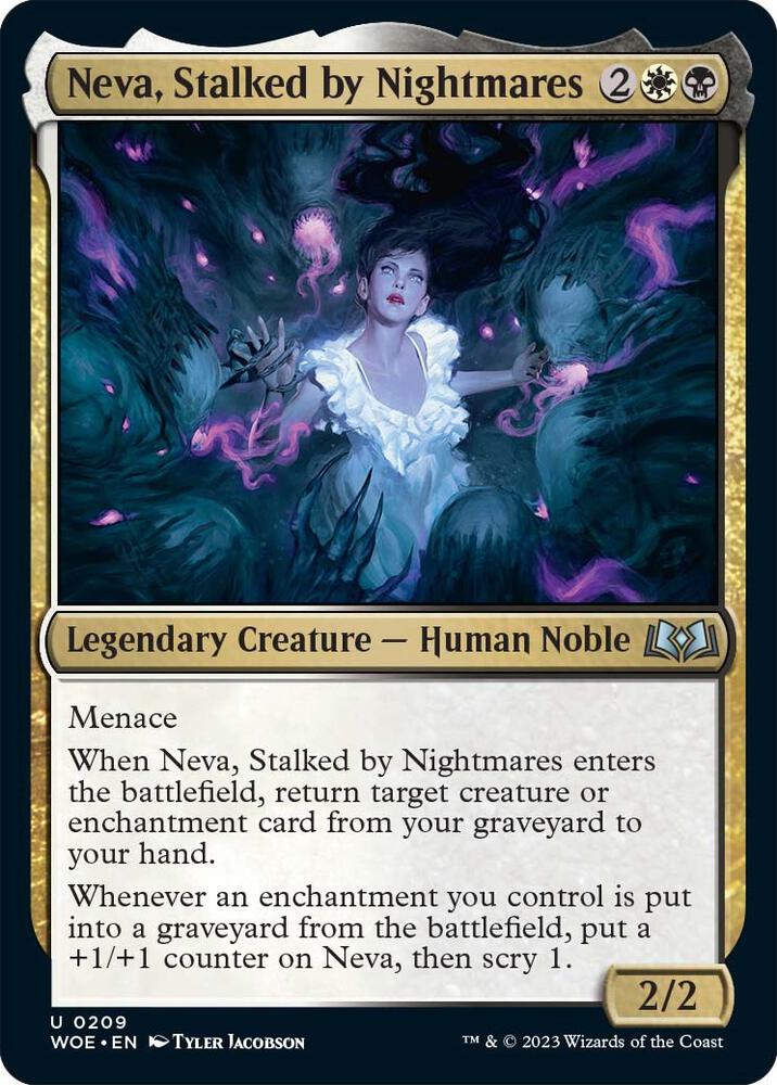 Neva, Stalked by Nightmares [Wilds of Eldraine] 209
