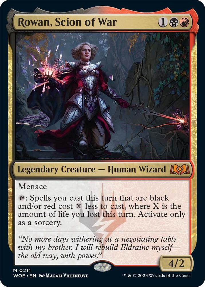 Rowan, Scion of War [Wilds of Eldraine] 211