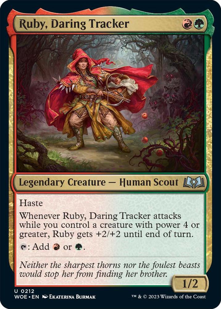 Ruby, Daring Tracker [Wilds of Eldraine] 212