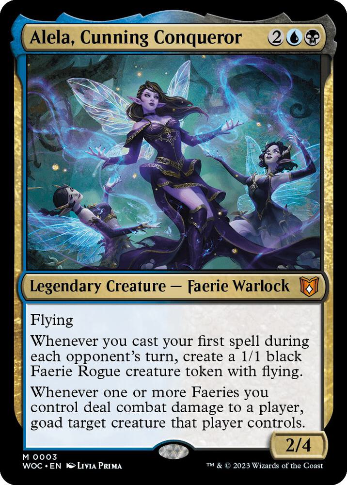Alela, Cunning Conqueror [Commander: Wilds of Eldraine] 3