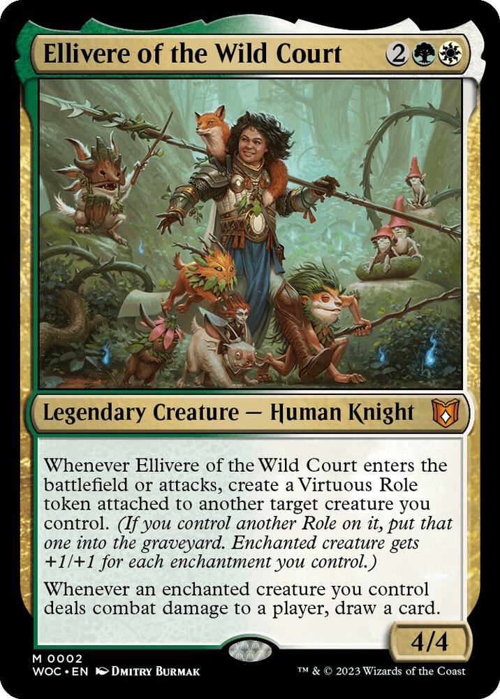 Ellivere of the Wild Court [Commander: Wilds of Eldraine] 2