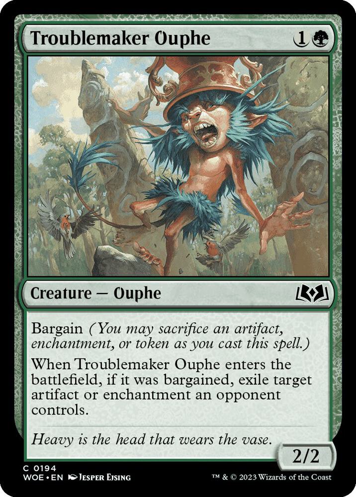 Troublemaker Ouphe [Wilds of Eldraine] 194
